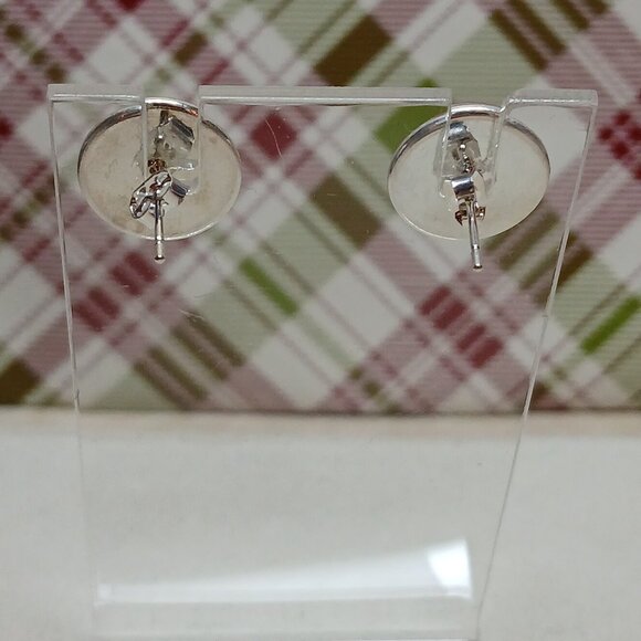 NWOT Fashion Jewelry Silver Tone Tree of Life Stud Earrings #13 - Picture 6 of 10